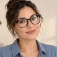 Glasses portrait